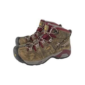 Keen Detroit Utility Women's Steel Toe Hi Boot US 9 M Brown Leather Boots